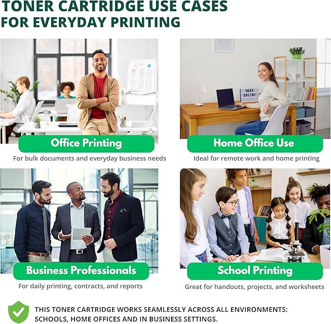 TCT 58A Toner Cartridge - Compatible Replacement for HP 58A CF258A Black, Works with HP Laserjet Pro MFP M428fdw M428fdn, M404n M404dn Printers, 3,000 Pages