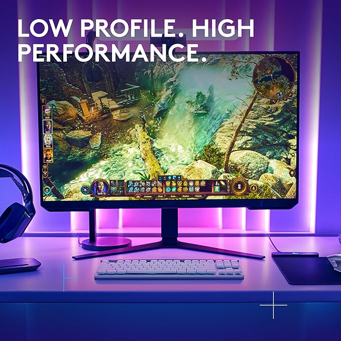 Logitech G515 TKL Wireless Gaming Keyboard (Tactile)+ G309 Lightspeed Wireless Gaming Mouse Bundle - White