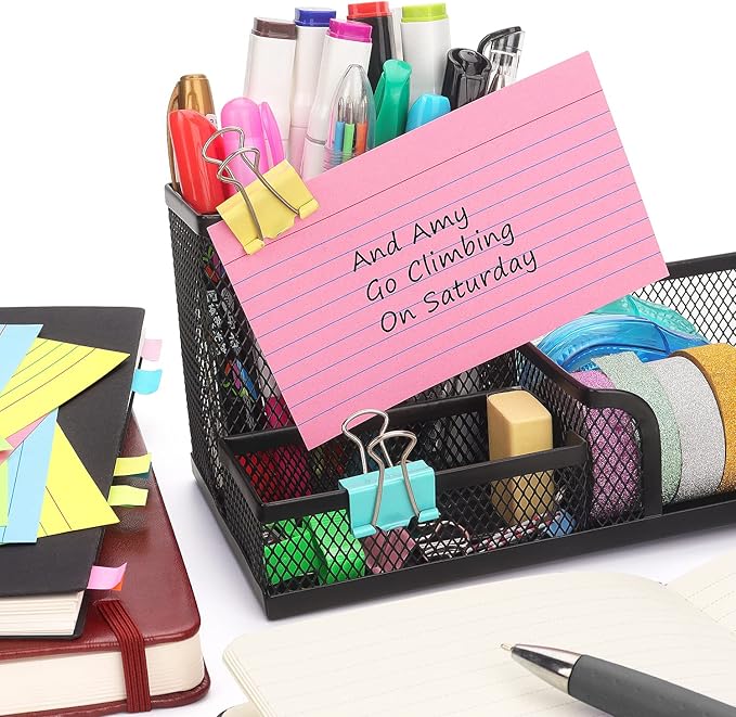 Tamaki Colored Index Cards 3 X 5 Ruled Note Cards Flash Cards for Studying, Home and Office Ruled Index Cards, 180 Count