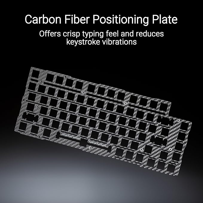 ASUS ROG Azoth Extreme Wireless Mechanical Gaming Keyboard – 75% TKL, ROG NX Storm Clicky Switches, PBT Keycaps, Aluminum Chassis, Carbon Fiber, Gasket Mount, Color OLED Screen, PC/Mac Support - Black