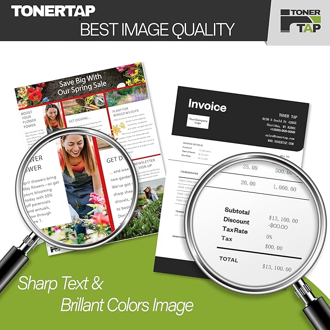 Toner Tap 210A Toner Cartridge Replacement Compatible for HP Color Laserjet Pro 4201dw, 4201dn, HP Color Laserjet Pro MFP 4301dw, 4301dn, 4301fdw - Standard Yield 2,000 Pages Black Toner W2100A