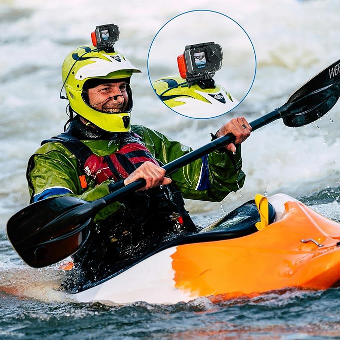 BO&DQQ Protective Waterproof Case Compatible for Go Pro Hero 13 12 11 10 9 Black, 60M/196FT Underwater Diving Housing Shell Accessories Kit