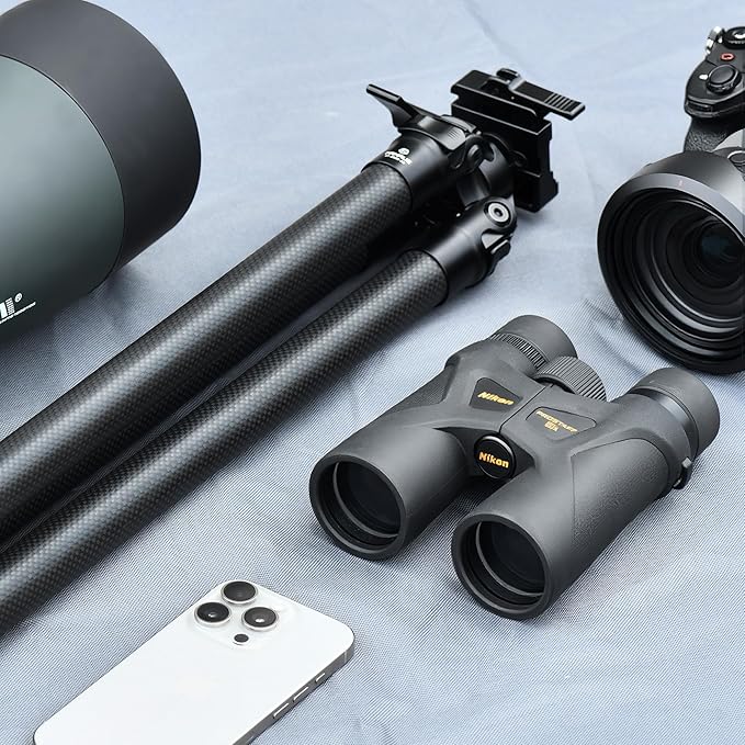 Fanaue Carbon Fiber Tripod HT-2830-30 for Hunting -Ultra-Durable, Lightweight with Arca Swiss Quick-Release Mount, for Wildlife Photography &Outdoor Adventures, Professional GradeHunting Gear