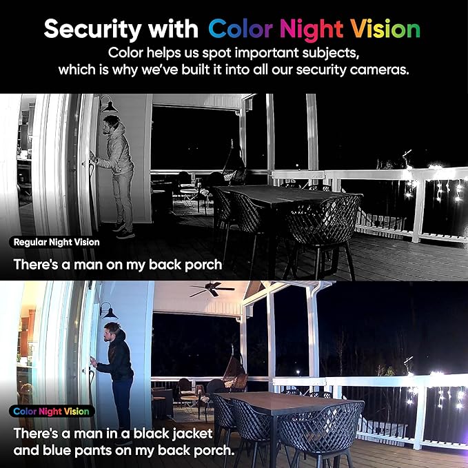 WYZE Cam OG Indoor/Outdoor 1080p Wi-Fi Smart Home Security Camera with Color Night Vision, Built-in Spotlight, Motion Detection, 2-Way Audio, Compatible with Alexa & Google, Black, Free Expert Setup