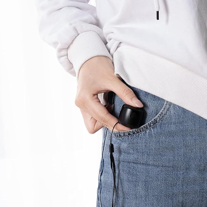 Best Mini Portable Bluetooth Speaker with HD Sound & Bass I Smallest Wireless Bluetooth Speakers for Phone/PC/Tablet I Photo Selfie Button Answer Phone Calls I Cute Tiny Speaker