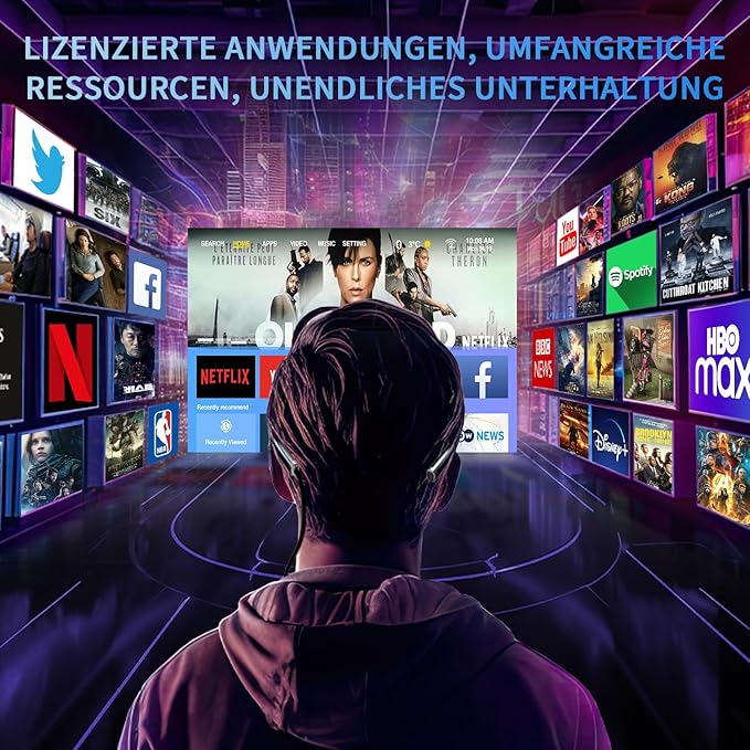 4K Smart Daylight Projector 5G WiFi Bluetooth,1000 ANSI/13000 Lumen Native 1080P Ultra HD Outdoor Movie Projector,Android Projector with Apps Keystone, Zoom, Home Cinema and Video Games,200” Display