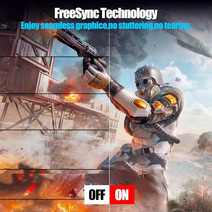 ZZA Gaming Monitor 27 inch PC Gaming Computer Monitor-165/200Hz 1ms -FHD 1080P丨FreeSync丨HDMI 2.0丨Display Port 1.4丨VA丨 Angle Adjustable丨VESA Compatible,Black