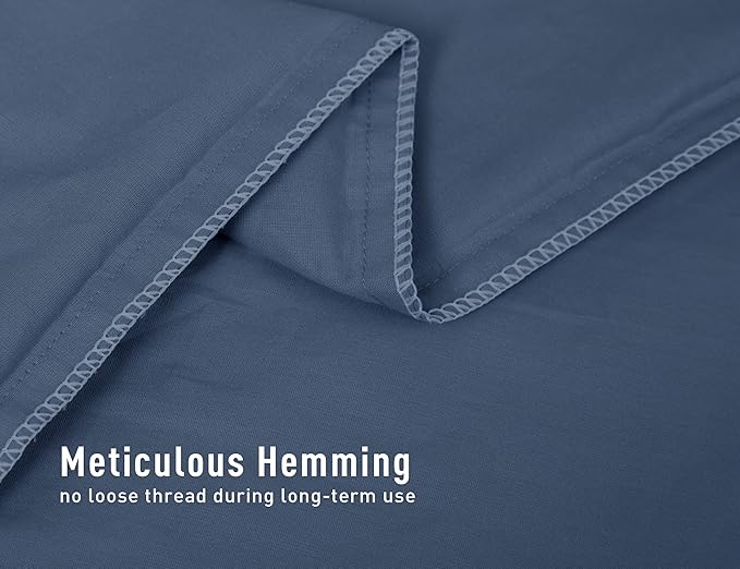 Sunflower Body Pillowcase 100% Cotton Long Pillow Cover/Case Envelope Closure 1 Pack, 21×54 inches Crown Blue, Soft and Breathable