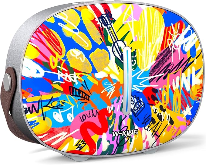 Bluetooth Speaker, W-KING T8II Portable Loud Speakers Bluetooth Wireless, 96W Max Party Large Outdoor Speaker Boombox Subwoofer, Heavy Bass/Crystal Clear Sound/Fast Charging/LED/BT5.4/AUX/USB Playback