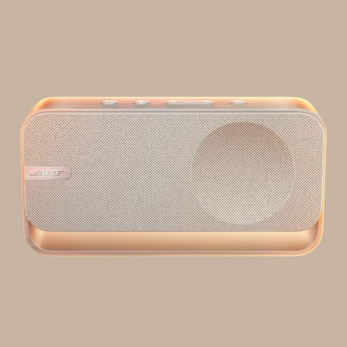 Bose SoundLink Home Speaker, Premium, Portable and Wireless Bluetooth Bookshelf Speaker, Up to 9 Hours Battery Life, Light Silver