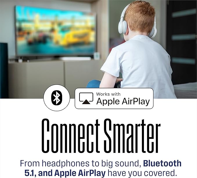 Westinghouse 24-inch Smart TV, HD Xumo TV with Voice Remote, Flat Screen Television w/Dolby Atmos, Bluetooth, Apple AirPlay, Wi-Fi & Mobile Connectivity