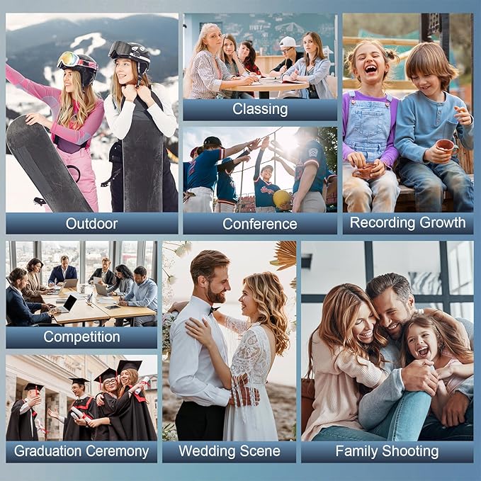 Camcorder Video Camera 4K HD 80MP Vlogging Camera for YouTube IR Night Vision Camera 18X Digital Zoom 3.0 IPS Screen Video Recorder with 32GB SD Card, 2 Batteries, Remote Control