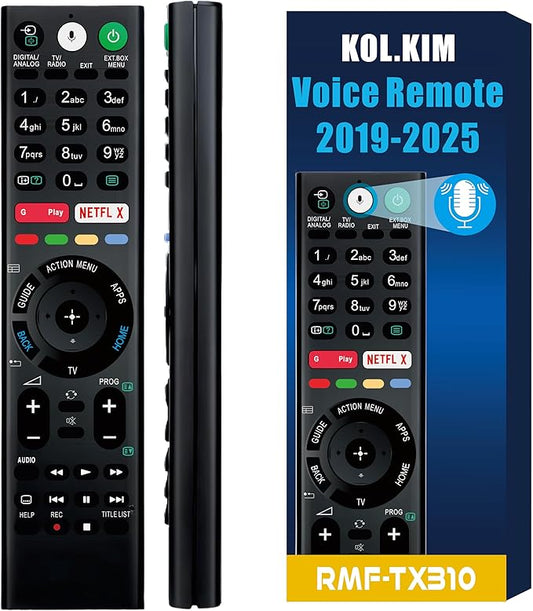 Voice Universal Remote Control for Sony Bravia TV Remote Control for Sony Smart TV Bravia All Series Controller 2019-2025 All Voice Remote RMF-TX310U