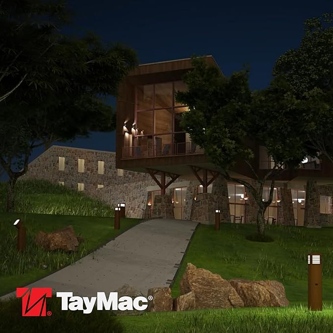 TayMac Bronze Bluetooth Speaker Slide Cover PPSPZ for ParkPost Outdoor Power Enclosure (Required), Wireless Speaker with Built-in Slot for Mobile Device, Outdoor Bluetooth 5.2