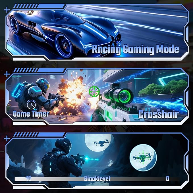 SANSUI 24 Inch Curved 160Hz Gaming Monitor,1500R Curved Gaming Monitor FHD 1080P Computer Monitor,MPRT 1ms Fast VA Display,Freesync,HDR,3000:1, HDMI2.0,DP1.4, VESA Support(ES-G24C1L HDMI Cable Incl.)