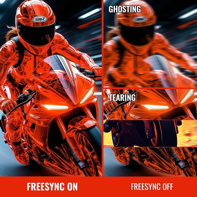 SANSUI Gaming Monitor, 24 Inch 200Hz 180Hz, FHD 1080P 1ms 110% sRGB Computer Monitor, HDMI DP Ports VESA Support for Game Office (HDMI Cable Included ES-G24F4H)