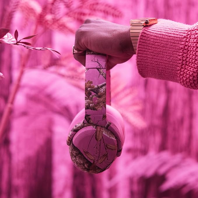 Skullcandy Crusher ANC 2 Wireless Over-Ear Bluetooth Headphones with Multi-Sensory Bass, Active Noise Cancelling, Up to 60 Hours Battery, Microphone for iPhone Android - Realtree Edge Colors White