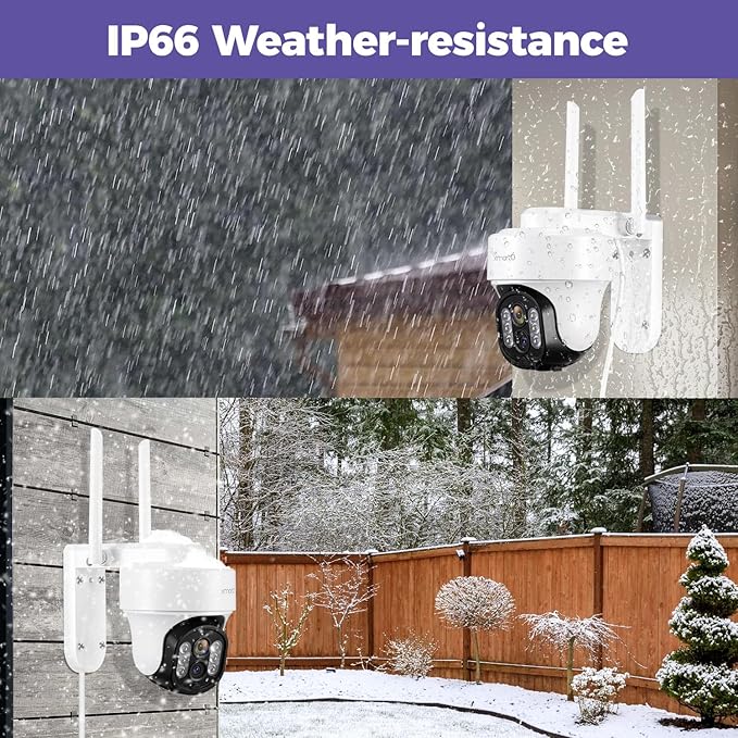 xmartO 16CH 12-Camera WiFi6 Security Camera System Wireless Outdoor/Indoor, 10CH 4K NVR with 4X 2K HD Dual Lens Cameras with Auto Tracking, 1TB HDD (Plug-in 24/7 Surveillance, Long Range WiFi)