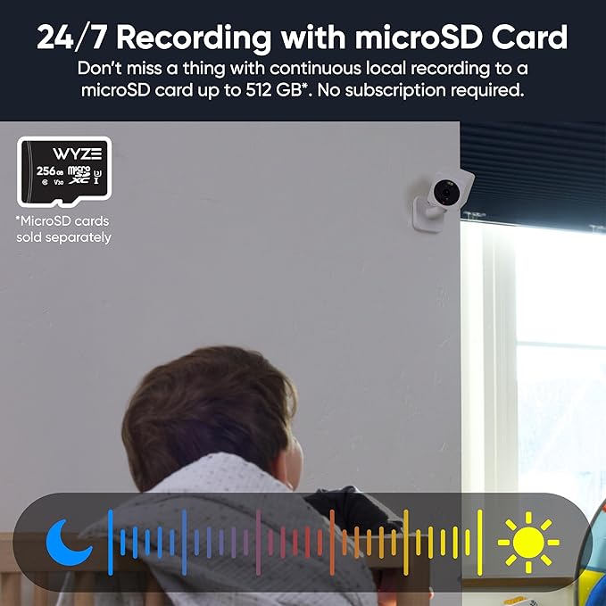 WYZE Cam OG Indoor/Outdoor 1080p Wi-Fi Smart Home Security Camera with Color Night Vision, Built-in Spotlight, Motion Detection, 2-Way Audio, Compatible with Alexa & Google, Black, Free Expert Setup