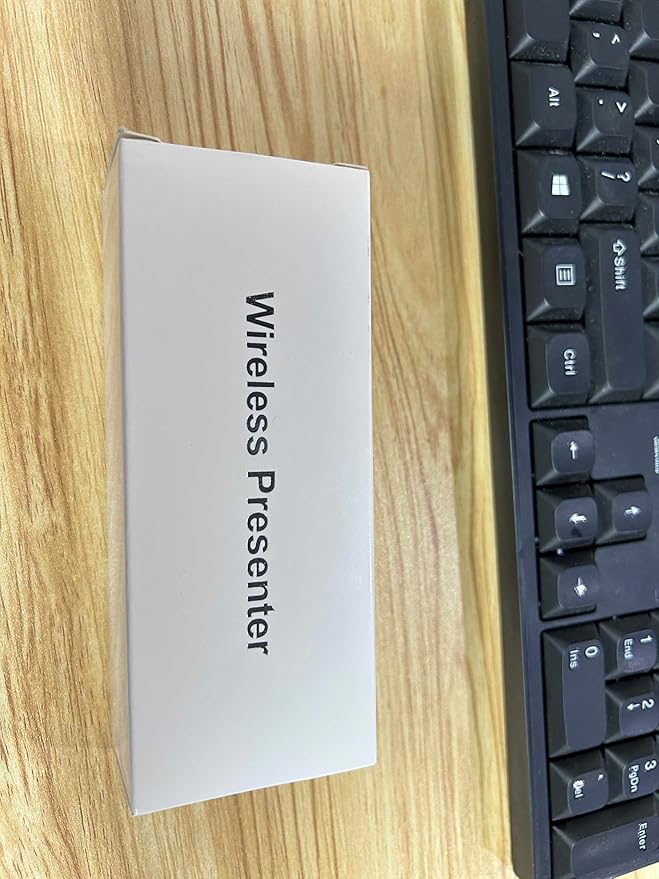 Presentation Clicker, Rechargeable Pointer, 2-in-1 USB Type C Powerpoint Clicker, Clicker for Powerpoint Presentations Slide Advancer, Presentation Clicker Wireless Presenter Remote Clicker