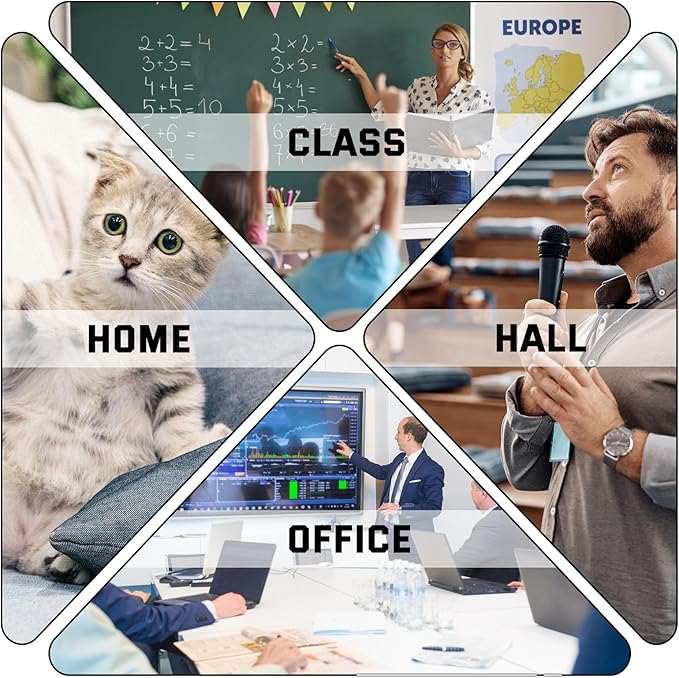 2-in-1 USB Type-C Presentation Clicker, Clikcer for Powerpoint Presentations, Presentation Clicker Wireless Presenter Remote Clicker with Volume Control, Presentation Remote Google Slide Advancer