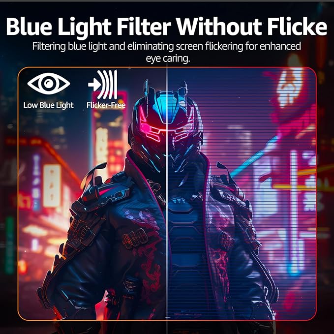 27 inch Curved Gaming Monitor,144Hz/180Hz PC Monitor Full HD 1080P, Frameless 1800R Computer Display with FreeSync & Eye-Care Technology, Wall Mountable, DP, HDMI Port (Black)