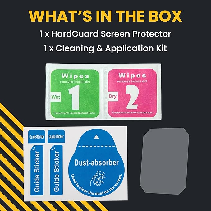 Hard Hat Smartwatch Screen Protector, Scratch Resistant, Impact Absorbing, Ultra-Clear, Touch Responsive, Easy Install, Fits Original Smart Watch for Men