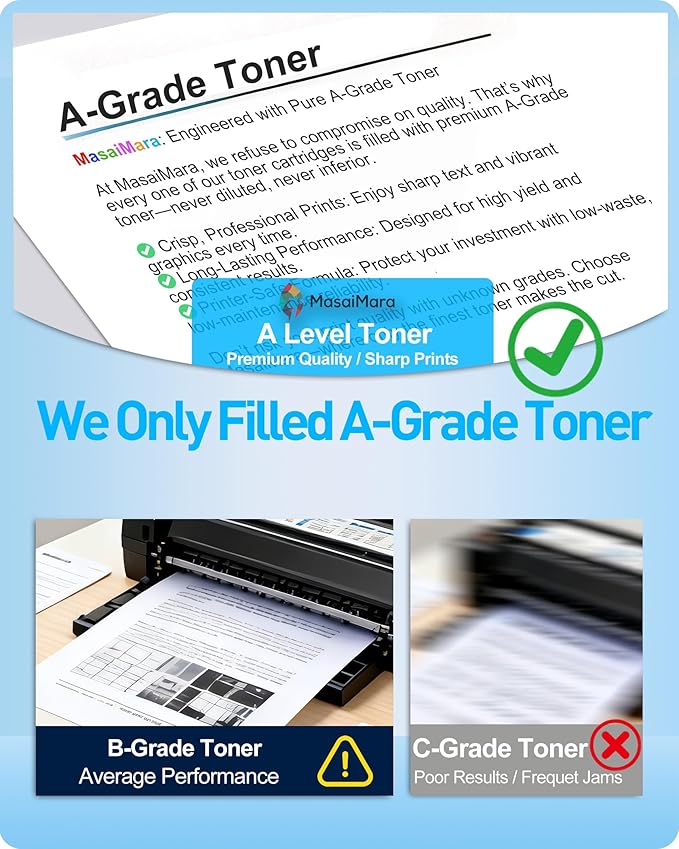 MasaiMara W9004MC Black Compatible Toner Cartridge for HP LaserJet Managed E60065x E60055dn E60075dn E60075x E60065dn; MFP E62575z E62565h E62565hs E62555dn E60155dn E60165dn E60175dn E62655dn Printer