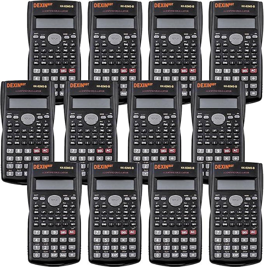 12 Packs Scientific Calculator Bulk, 2-Line Engineering Scientific Calculators Statistical Calculators College Calculator Function Calculator for Student Teacher High School Business Offices