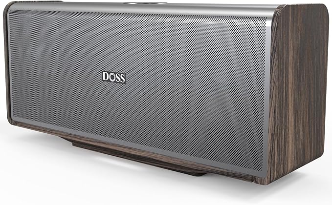 DOSS SoundBox Ultra Bluetooth Speaker with 2.1 Channel Audio, 80W Superior Sound with Deep Bass, Two DSP Technologies, 18H Playtime, BT 5.3, Wireless for Home, Office, Livingroom