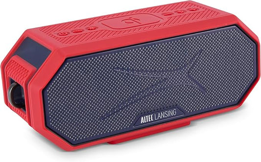 Altec Lansing - Portable Bluetooth Speaker HYDRABLAST 2.0, Waterproof IP67, 20W Output Power, Magnetic Bluetooth Speaker (Boston Red Sox)