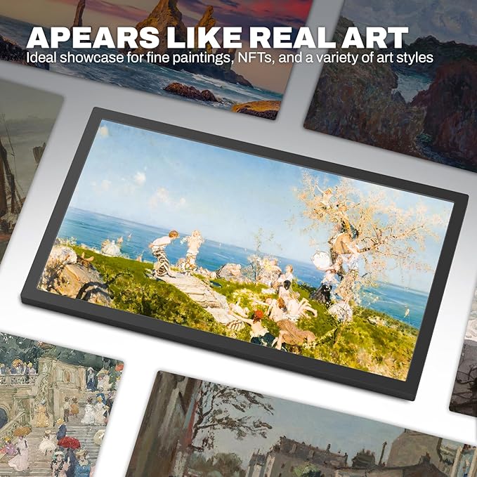 Large Digital Picture Frame 24 inch, 1920x1080 FHD IPS WiFi Digital Photo Frame with Remote, 32GB Storage, Auto-Rotate, Instantly Share Photo/Video via Apps/Email, USB/Mirco SD, Black