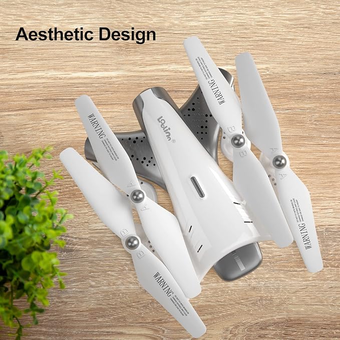 Loolinn | Drones for Kids Gift, Drone with Camera - Optical Flow Positioning Technology, 60 Minutes Long Flight Time, 3 Batteries, Stable Flight - Gift for Kids Boys Girls