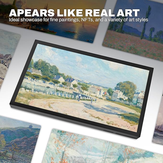 32 inch Large Digital Picture Frame, 1920x1080 FHD Matte Display, WiFi Digital Photo Frame with Remote, 64GB Storage, Auto-Rotate, Share Photo/Video via Apps/Email, USB/Mirco SD, Black