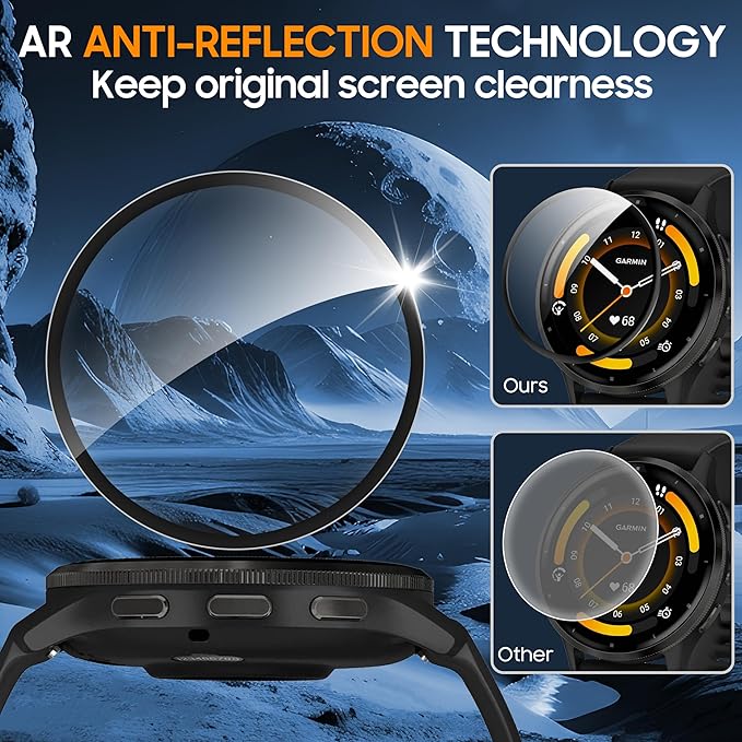 4 Pack for Garmin Venu 3 Screen Protector PMMA,Screen Protector Precise Fit Scratch Resistance for Garmin Venu 3