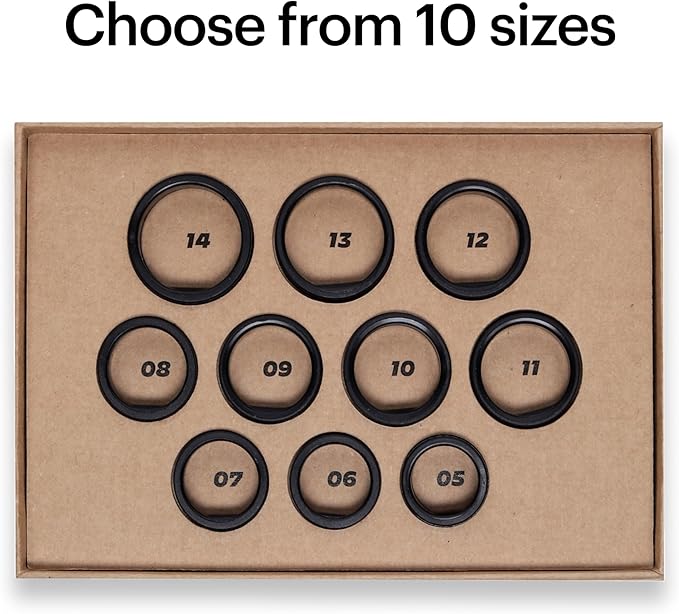 ULTRAHUMAN Ring AIR Sizing Kit | Choose from Sizes 5-14 | Sizing Guide for Your Smart Wearable Ring