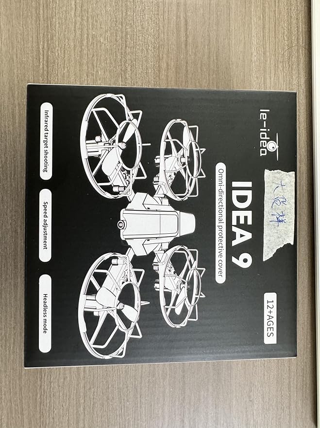 LE-IDEA Detachable Drone with Fun Competitive Mode, IDEA9 Mini Drone with Headless Mode 360° Flips, RC Quadcopter With 2 Batteries, Assembling Educational Aircraft Easy to fly for Beginners