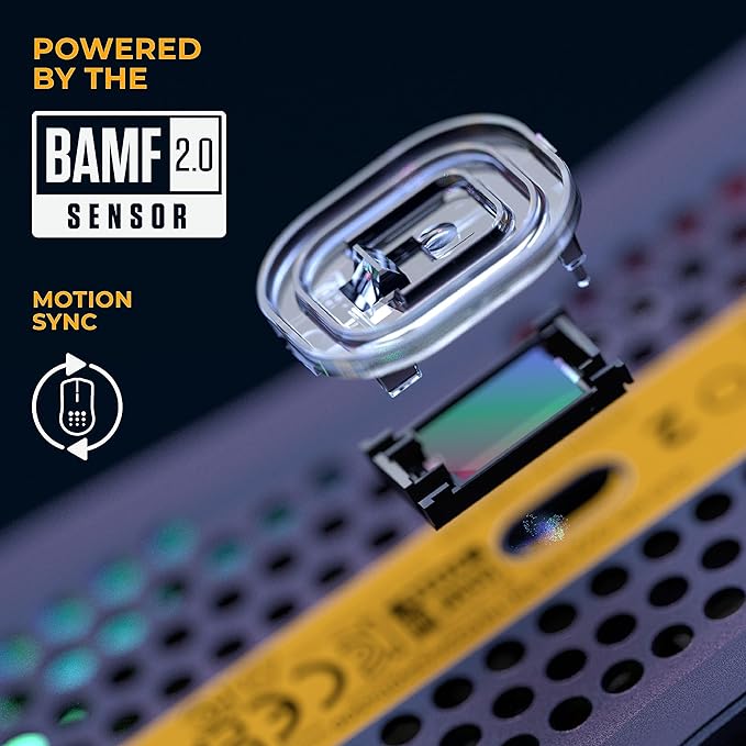 Glorious Gaming Model O 2 Wired Gaming Mouse - 59g Ultralight, FPS, 26,000 DPI, Motion Sync, 80M Click Rated Switches, 6 Programmable Buttons, Ambidextrous, RGB, PTFE Feet - Black