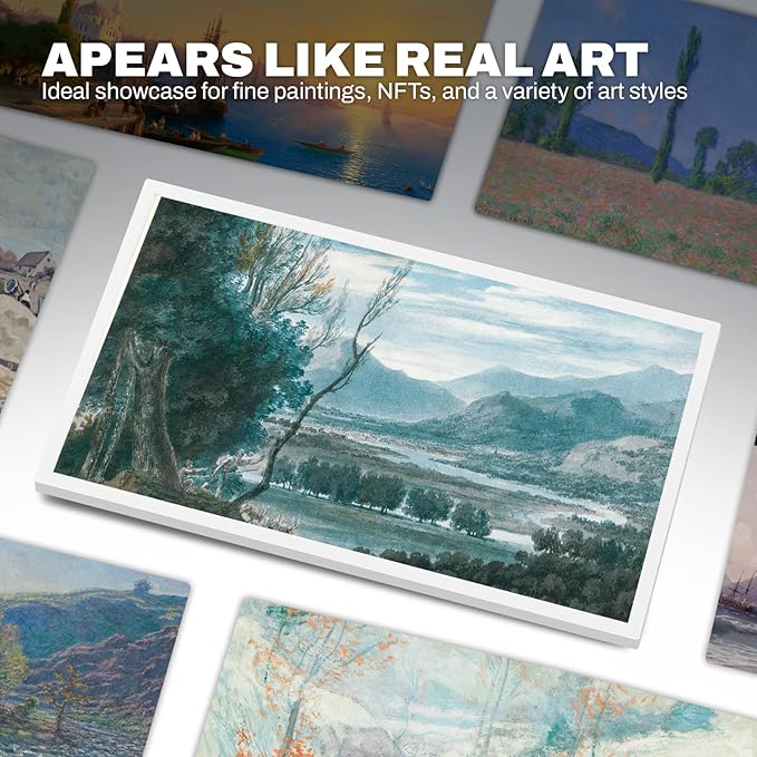 Extra Large Digital Picture Frame 32 inch, 1920x1080 FHD IPS WiFi Digital Photo Frame with Remote, 64GB Storage, Auto-Rotate, Instantly Share Photo/Video via Apps/Email, USB/Mirco SD, White