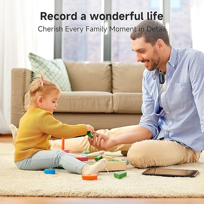 4K Thumb Mini Action Camera – Waterproof Vlogging Camera with Clip Mount and WiFi, Underwater Body Camera for Biking, Hiking, Helmet POV – Video Camera with 64GB Card