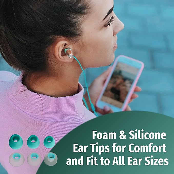 Symphonized Premium Wooden iPhone Earphones Wired (USB C) Deep Bass Sound, 3D Sound, Microphone Volume Control, 90% Noise Cancelling for Type C Devices. Earphones for iPhone 15 to 17 & Android