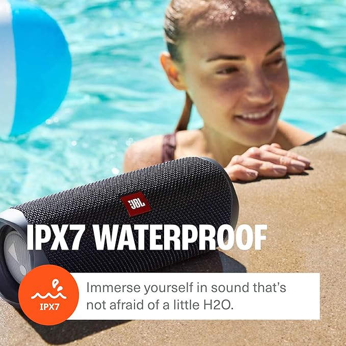JBL FLIP 5, Waterproof Portable Bluetooth Speaker, Teal