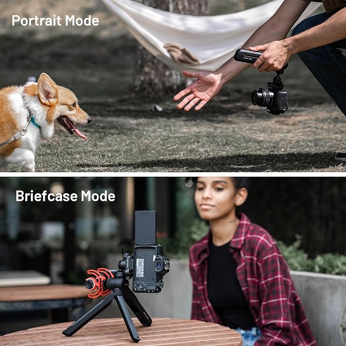 PGYTECH MANTISPOD 2.0 Bluetooth Mini Camera Vlogging Tripod Small Travel Flexible DSLR Pocket Stand Video Vlog Desktop Shooting Selfie Mount with Remote Control