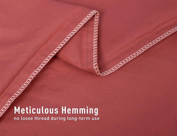 Sunflower King Pillowcases Set of 2, 100% Cotton King Size Pillow Cases 2, 20×40 inches Jester Red, Soft and Breathable