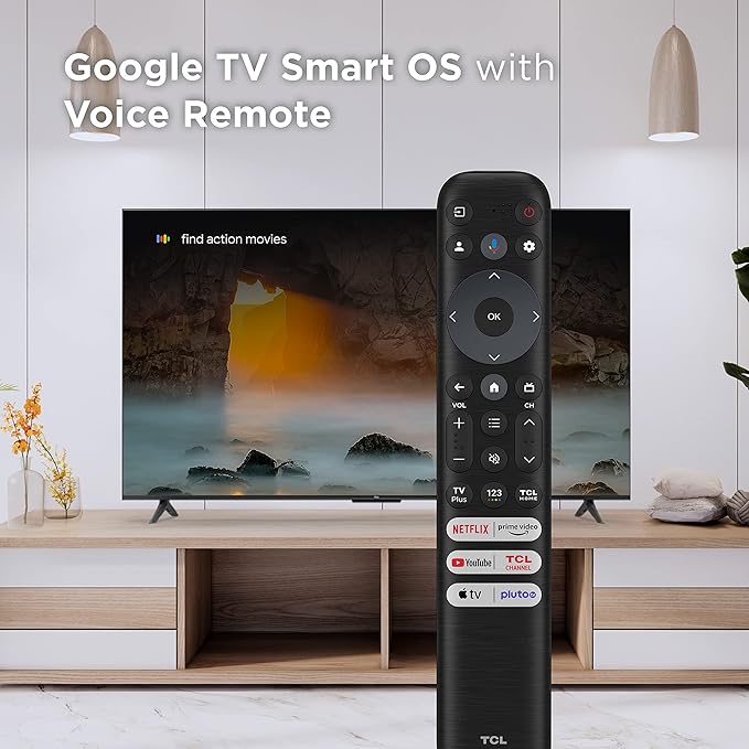 TCL 43S450G 43" S4 4K LED Smart TV with Google TV (2023 Model) Dolby Vision, HDR Pro, Dolby Atmos, Google Assistant Built-in with Voice Remote TV (Renewed)