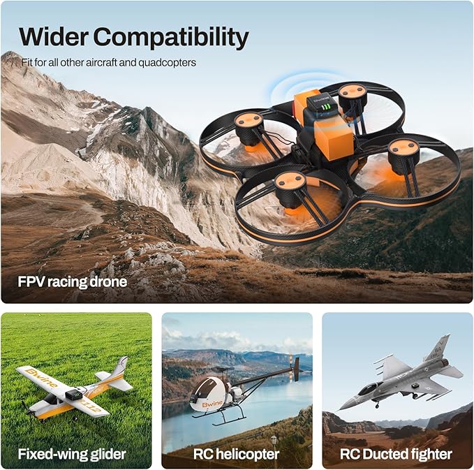 Bwine B112S NEW Buzzer FAA Compliant Remote ID Broadcast Module for GPS Drones, Accurate GPS Tracking, 13.5g Light Weight, Long Battery Life, for FPV Drone and RC Aircraft Quadcopter