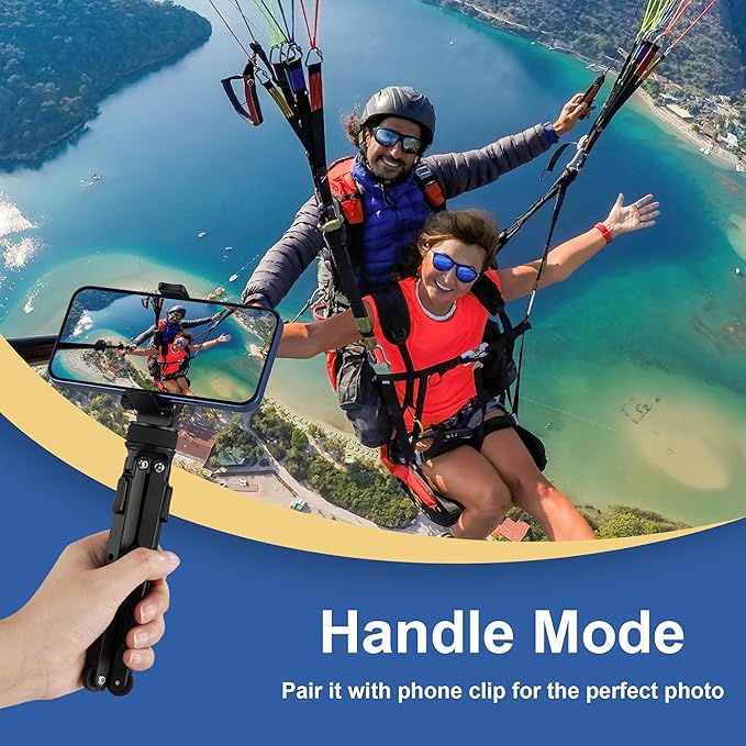 Aluminum Mini Table Tripod, Weight 162g/0.35lb, Maxload 5kg/11lb, Foldable Stand, Compact Lightweight Camera Spider Tripod, for Camera/Phone/Live Stream Light/Projector (MT-03S)