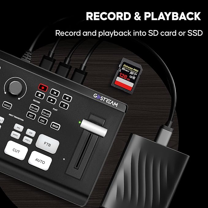 Osee GoStream Deck HDMI Pro Live Streaming Multi Camera Video Mixer Switcher with NDI Updatable