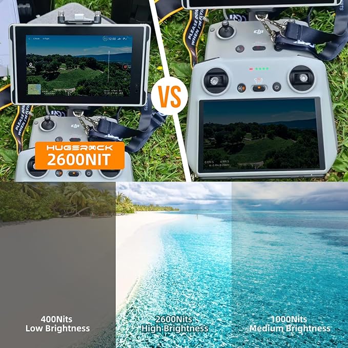 X7 Rugged Tablet 7 inch, 2600nit Sunlight Readable, 8+128GB Android 13 Waterproof Tablets for Outdoor Moto Drone Camera Monitor