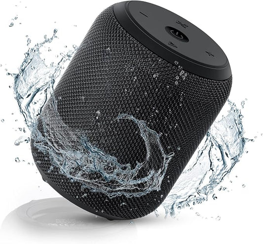 NOTABRICK Bluetooth Speaker, 15W Portable Speakers Bluetooth Wireless V5.0 with Stereo Sound, Active Extra Bass, IPX67 Waterproof Shower Speaker, Double Pairing, for Party, Home Theater, Game Theater
